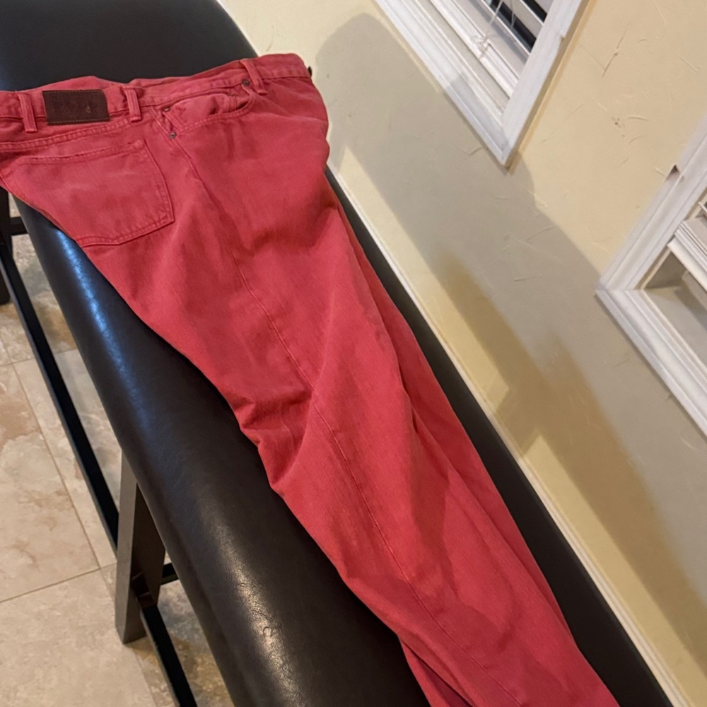 Ralph Lauren Red Denim Pants